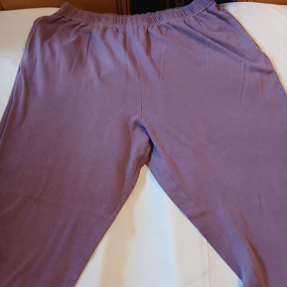 Woman Within Purple Pants